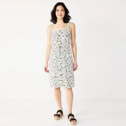 Women's Sonoma Goods For Life® Print Button-Front Tank Dress Blue Floral -Sonoma Goods For Life Shop unnamed file 10019
