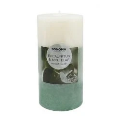 Sonoma Goods For Life® Eucalyptus & Mint Leaf 19.4-oz. Pillar Candle