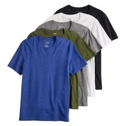 Men's Sonoma Goods For Life® 5-Pack Crew Tees Blue Teal Asssorted -Sonoma Goods For Life Shop unnamed file 10216
