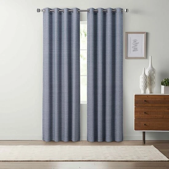 Sonoma Goods For Life® Naya 2-pack Window Curtain Set Gray 11 Sonoma Goods For Life® Naya 2-pack Window Curtain Set Gray - Image 9