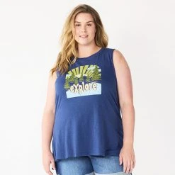 Plus Size Sonoma Goods For Life® Graphic Muscle Tank California -Sonoma Goods For Life Shop unnamed file 10292