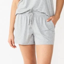Women's Sonoma Goods For Life® Essential Pajama Shorts Heather Gray