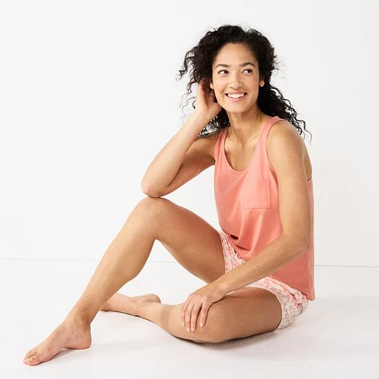 Women's Sonoma Goods For Life® Essential Pajama Shorts Heather Gray 5 Women's Sonoma Goods For Life® Essential Pajama Shorts Heather Gray - Image 3