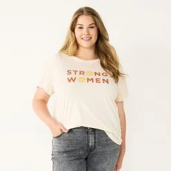 Women's Sonoma Goods For Life® Women's History Month Tee Cream Strong Woman -Sonoma Goods For Life Shop unnamed file 10403