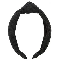 Sonoma Goods For Life® Black Ribbed Top Knot Headband