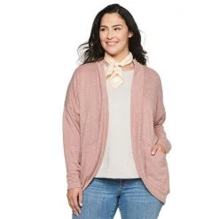 Plus Size Sonoma Goods For Life® Lightweight Cocoon Cardigan Olive -Sonoma Goods For Life Shop unnamed file 10494