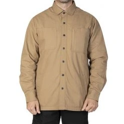 Men's Sonoma Goods For Life® Fleece-Lined Canvas Shirt Jacket Green