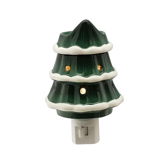 Sonoma Goods For Life® Ceramic Snow Capped Tree Plug-In 3 Sonoma Goods For Life® Ceramic Snow Capped Tree Plug-In