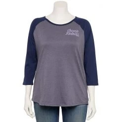 Plus Size Sonoma Goods For Life® Three Quarter Sleeve Baseball Graphic Tee Red Love Always -Sonoma Goods For Life Shop unnamed file 10728