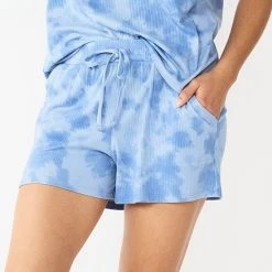 Women's Sonoma Goods For Life® Essential Pajama Shorts Blue Dye -Sonoma Goods For Life Shop unnamed file 10778