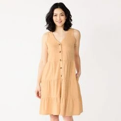 Petite Sonoma Goods For Life® Sleeveless Tiered Dress Berry -Sonoma Goods For Life Shop unnamed file 10957