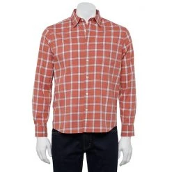 Men's Sonoma Goods For Life® Perfect Length Poplin Button-Down Shirt Sky Blue Check -Sonoma Goods For Life Shop unnamed file 10973