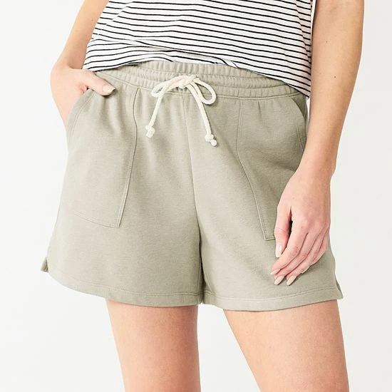 Women's Sonoma Goods For Life® French Terry Sweat Shorts Dark Gray 7 Women's Sonoma Goods For Life® French Terry Sweat Shorts Dark Gray - Image 5