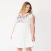Plus Size Sonoma Goods For Life® Embroidered Flounce-Hem Dress White 2 Plus Size Sonoma Goods For Life® Embroidered Flounce-Hem Dress White -Sonoma Goods For Life Shop unnamed file 11038