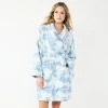 Women's Sonoma Goods For Life® Short Plush Robe Navy Clouds -Sonoma Goods For Life Shop unnamed file 1105