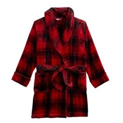 Women's Sonoma Goods For Life® Short Plush Robe Navy Clouds -Sonoma Goods For Life Shop unnamed file 1107