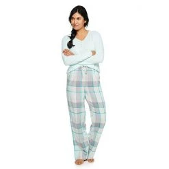 Petite Sonoma Goods For Life® Henley Pajama Top & Flannel Pajama Pants Set Red Charcoal Polar Bea -Sonoma Goods For Life Shop unnamed file 11152