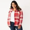 Plus Size Sonoma Goods For Life® Everyday Flannel Shirt Dark Green Blue Plaid -Sonoma Goods For Life Shop unnamed file 1122