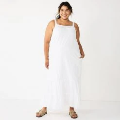 Women's Sonoma Goods For Life® Tiered Maxi Dress Vital White 9 Women's Sonoma Goods For Life® Tiered Maxi Dress Vital White -Sonoma Goods For Life Shop unnamed file 11228