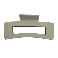 Sonoma Goods For Life® Matte Gray Rubber Coated Rectangular Claw Clip