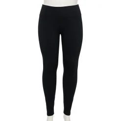 Plus Size Sonoma Goods For Life® Mid Rise Cropped Leggings Gray -Sonoma Goods For Life Shop unnamed file 11258