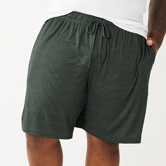 Big & Tall Sonoma Goods For Life® Lush Luxe Sleep Shorts Cobalt Sd 7 Big & Tall Sonoma Goods For Life® Lush Luxe Sleep Shorts Cobalt Sd - Image 5