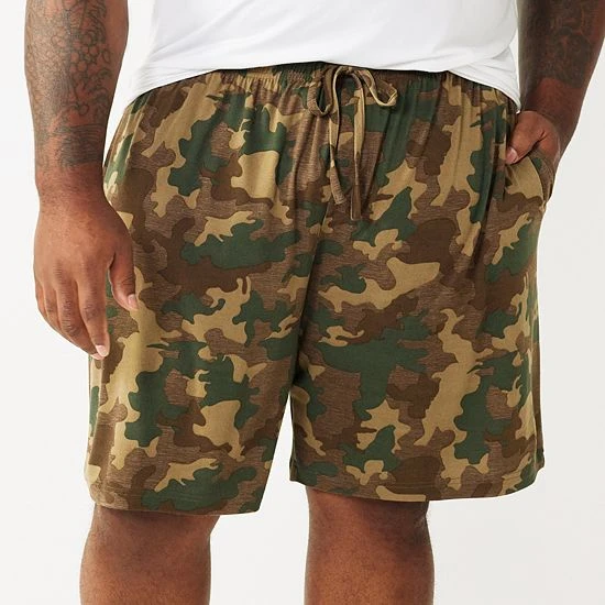 Big & Tall Sonoma Goods For Life® Lush Luxe Sleep Shorts Cobalt Sd 8 Big & Tall Sonoma Goods For Life® Lush Luxe Sleep Shorts Cobalt Sd - Image 6