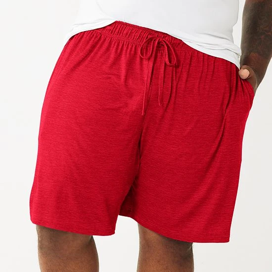 Big & Tall Sonoma Goods For Life® Lush Luxe Sleep Shorts Cobalt Sd 9 Big & Tall Sonoma Goods For Life® Lush Luxe Sleep Shorts Cobalt Sd - Image 7