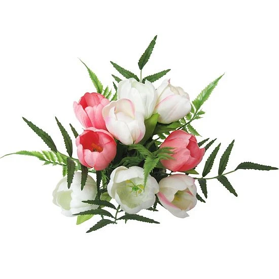 Sonoma Goods For Life® Artificial Mixed Tulip Fern Arrangement Table Decor 5 Sonoma Goods For Life® Artificial Mixed Tulip Fern Arrangement Table Decor - Image 3