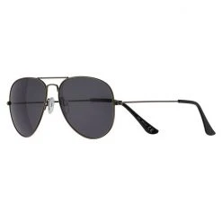 Men's Sonoma Goods For Life® 58mm Metal Aviator Sunglasses Gray