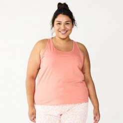 Plus Size Sonoma Goods For Life® Essential Pajama Tank Top Heather Gray -Sonoma Goods For Life Shop unnamed file 11398