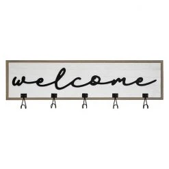 Sonoma Goods For Life® Welcome 5-Hook Wall Decor