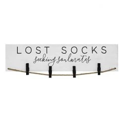 Sonoma Goods For Life® Lost Socks 4-Clip Wall Decor