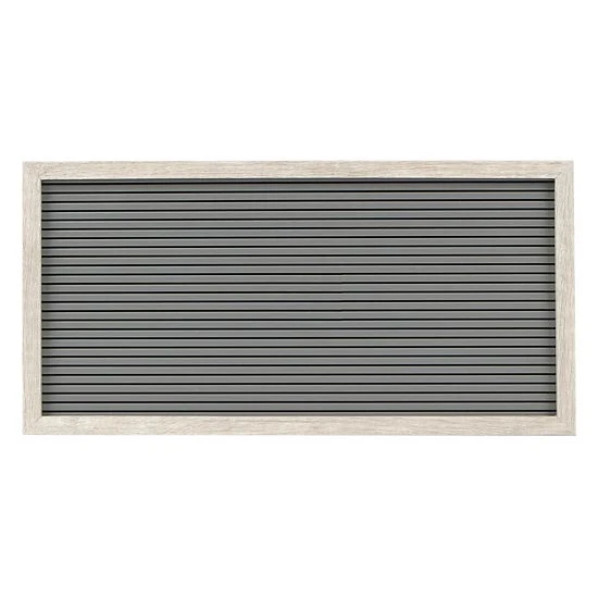 Sonoma Goods For Life® 14" X 7" Letterboard Gray Slats With White Frame 3 Sonoma Goods For Life® 14" X 7" Letterboard Gray Slats With White Frame