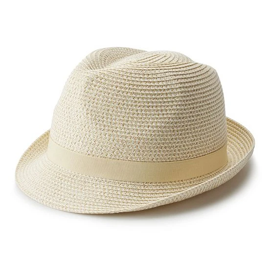 Women's Sonoma Goods For Life® Packable Classic Fedora Ivory 3 Women's Sonoma Goods For Life® Packable Classic Fedora Ivory