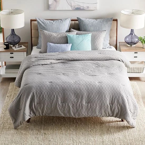 Sonoma Goods For Life® Perry Honeycomb 5-piece Comforter Set With Coordinating Pillows 3 Sonoma Goods For Life® Perry Honeycomb 5-piece Comforter Set With Coordinating Pillows