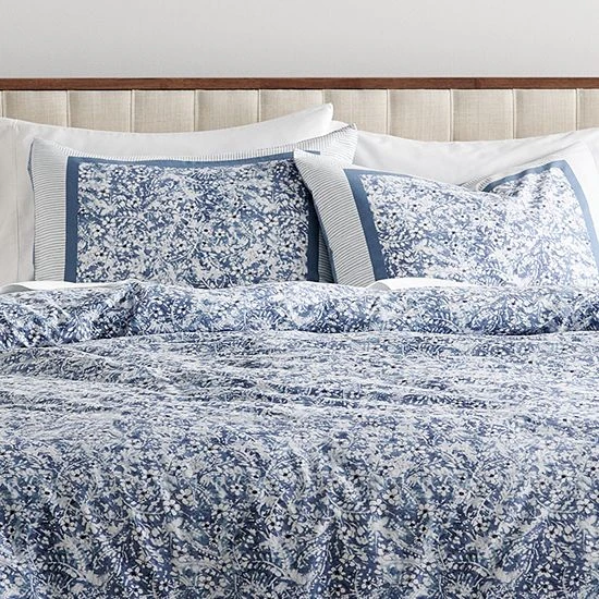 Sonoma Goods For Life® Porto Floral Printed Duvet Set With Shams 4 Sonoma Goods For Life® Porto Floral Printed Duvet Set With Shams - Image 2