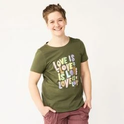 Women's Sonoma Goods For Life® Pride Graphic Tee Olive Love Is Love 9 Women's Sonoma Goods For Life® Pride Graphic Tee Olive Love Is Love -Sonoma Goods For Life Shop unnamed file 11819