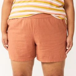 Plus Size Sonoma Goods For Life® Easy Pull-On Shorts Nostalgic Green -Sonoma Goods For Life Shop unnamed file 11839