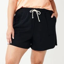 Plus Size Sonoma Goods For Life® French Terry Sweat Shorts Black 11 Plus Size Sonoma Goods For Life® French Terry Sweat Shorts Black -Sonoma Goods For Life Shop unnamed file 11861