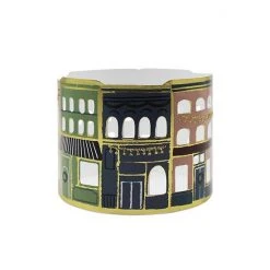 Sonoma Goods For Life® Painted Metal Village Candle Sleeve