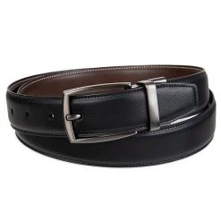 Big & Tall Sonoma Goods For Life® Comfort Stretch Reversible Black And Dark Brown Belt