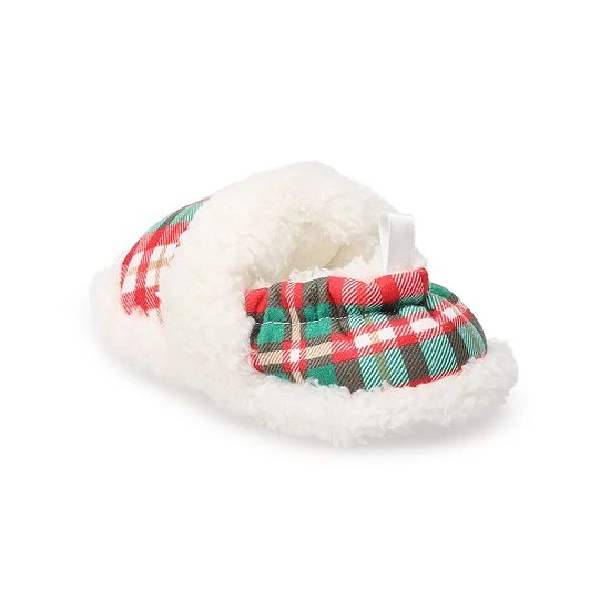 Sonoma Goods For Life Baby Jammies For Your Families® Plaid Scuff Slippers 5 Sonoma Goods For Life Baby Jammies For Your Families® Plaid Scuff Slippers - Image 3