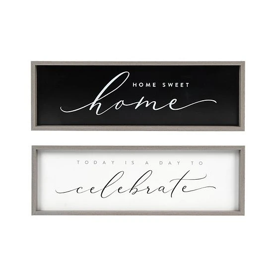 Sonoma Goods For Life® Home Celebrate Reversible Framed Wall Art 3 Sonoma Goods For Life® Home Celebrate Reversible Framed Wall Art