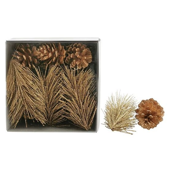 Sonoma Goods For Life® Glitter Artificial Cypress Pinecone Vase Fillers 3 Sonoma Goods For Life® Glitter Artificial Cypress Pinecone Vase Fillers