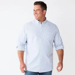Big & Tall Sonoma Goods For Life® Perfect Length Button-Down Shirt Diamond Navy 25 Big & Tall Sonoma Goods For Life® Perfect Length Button-Down Shirt Diamond Navy -Sonoma Goods For Life Shop unnamed file 1210
