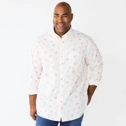 Big & Tall Sonoma Goods For Life® Perfect Length Button-Down Shirt Diamond Navy 26 Big & Tall Sonoma Goods For Life® Perfect Length Button-Down Shirt Diamond Navy -Sonoma Goods For Life Shop unnamed file 1211