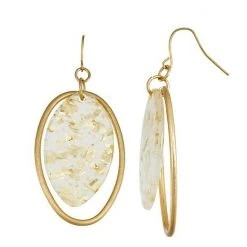 Sonoma Goods For Life® Open Oval & Acetate Oval Layered Drop Earrings White -Sonoma Goods For Life Shop unnamed file 12138