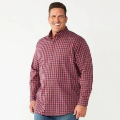 Big & Tall Sonoma Goods For Life® Perfect Length Button-Down Shirt Diamond Navy 36 Big & Tall Sonoma Goods For Life® Perfect Length Button-Down Shirt Diamond Navy -Sonoma Goods For Life Shop unnamed file 1221