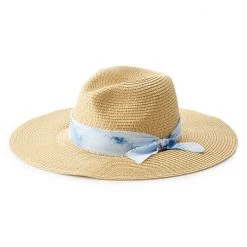 Women's Sonoma Goods For Life® Wide Brim Straw Panama Hat Blue -Sonoma Goods For Life Shop unnamed file 12288